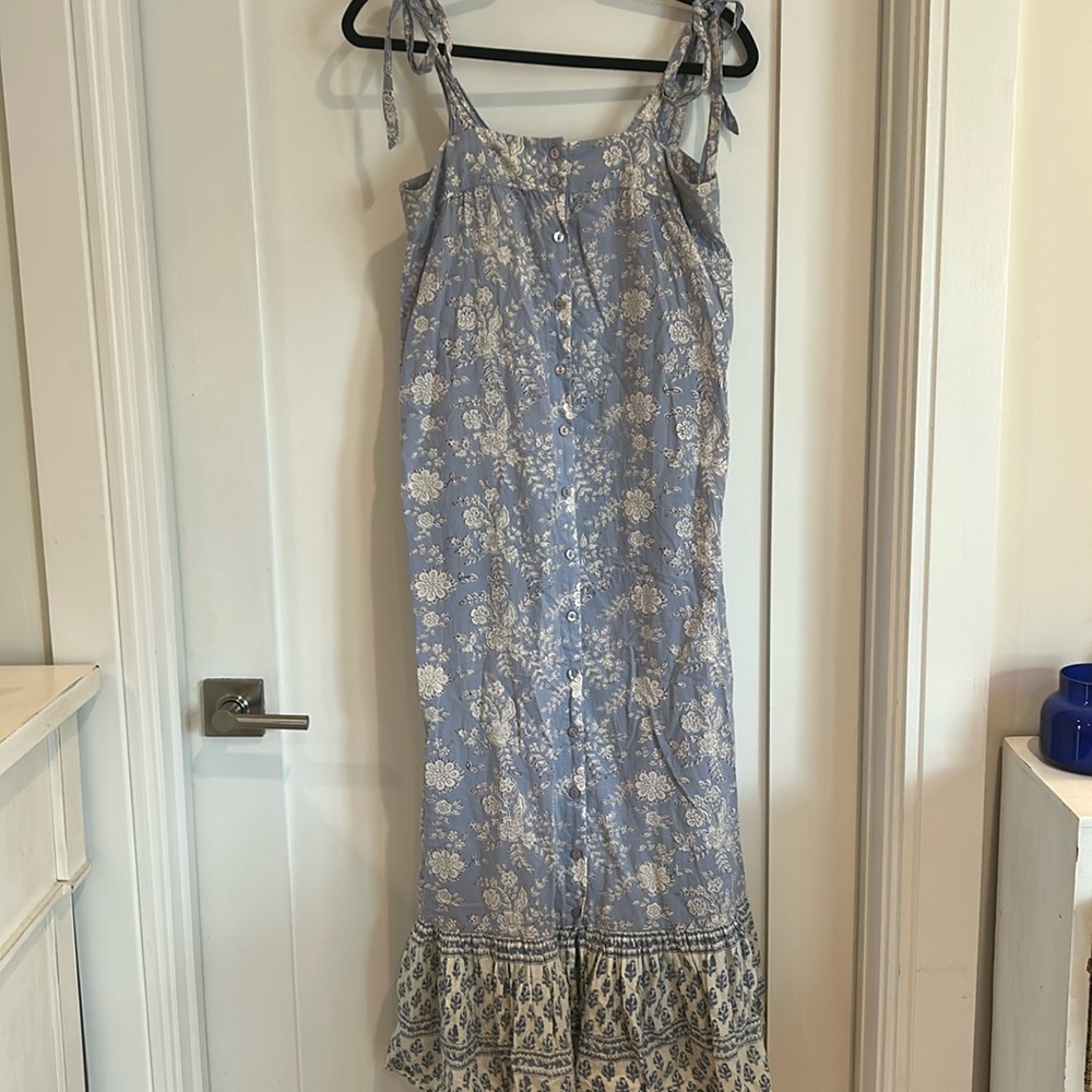 Ophelia and Indigo Summer Print Dress